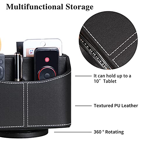 360° Rotatable Remote Control Holder,TV Remote Caddy for Nightstand Table - view 2