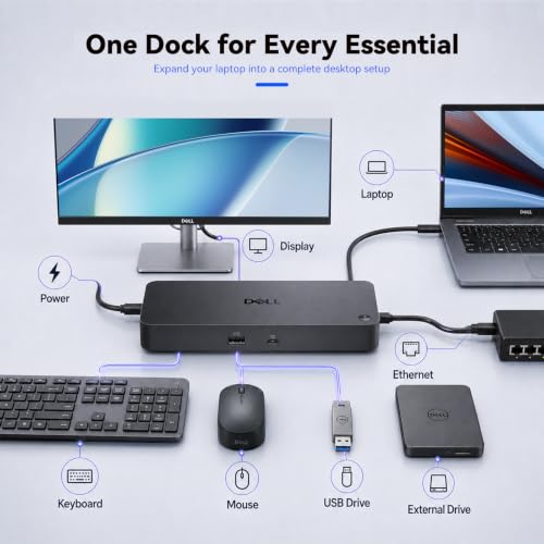 WD25 100W USB-C Laptop Docking Station Bundle - view 2