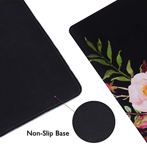 Extended Gaming Mouse Pad,35.4 x 15.7in Desk Pad,Flower - view 2