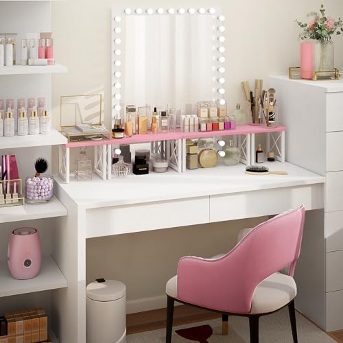 Desktop Shelf, 2 Tier Independent Stackable Desk Stand - view 7