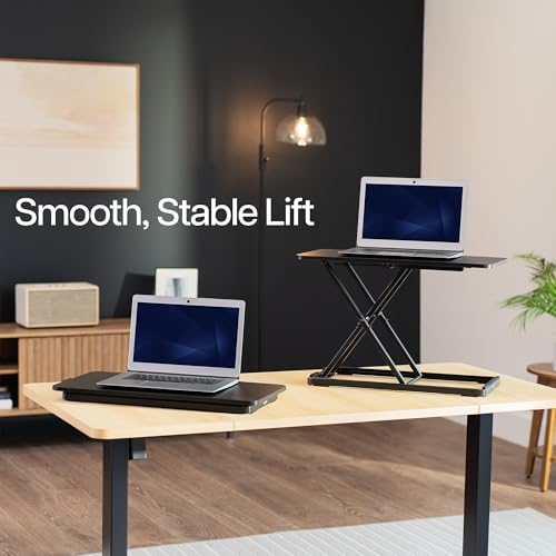 Single Top Keyboard and Mouse Riser, 24" Black Top - view 4