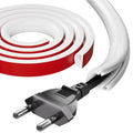 39" Silicone Cord Hider for Wall Mount TV, White Self-Adhesive Cable Hider