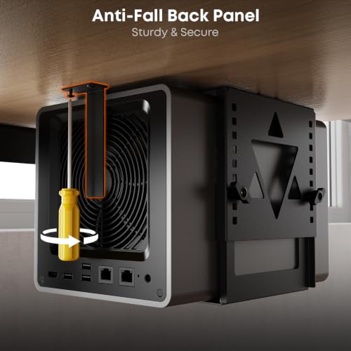 Under Desk Mini PC Mount NAS Mount Bracket Holder - view 5