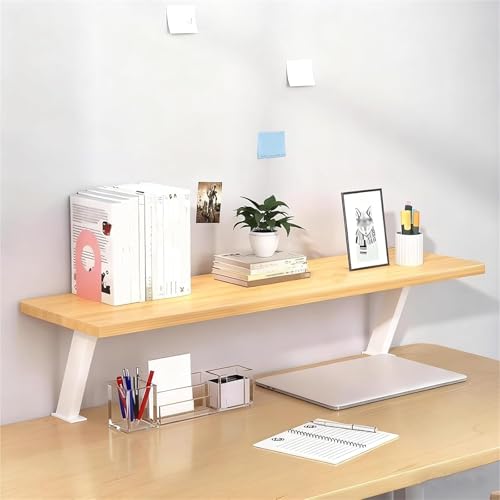 Desktop Clip-On Shelving Unit, 32in Single-Tier Overhead - view 2
