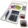 8pc Interlocking Drawer Organization System - White
