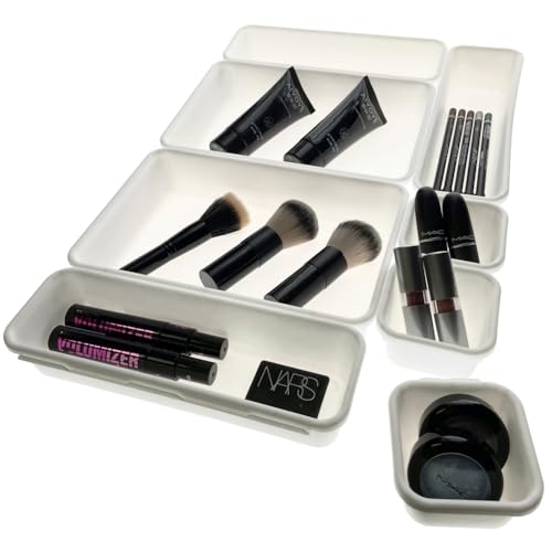8pc Interlocking Drawer Organization System - White - view 2