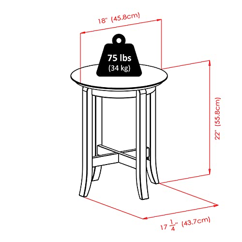Toby Round End Table - view 3