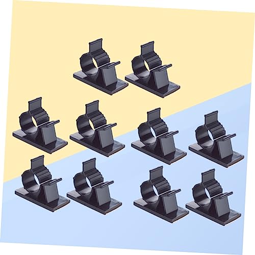 30Pcs Adjustable Cable Clips, Black Plastic Wire Management Organizer - view 4