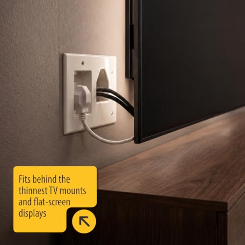 DataComm Electronics Recessed Pro-Power Kit, in-Wall Cable Management - view 4
