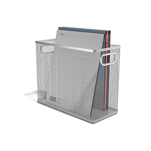 Wire Mesh File Organizer, Silver, 2-Pack