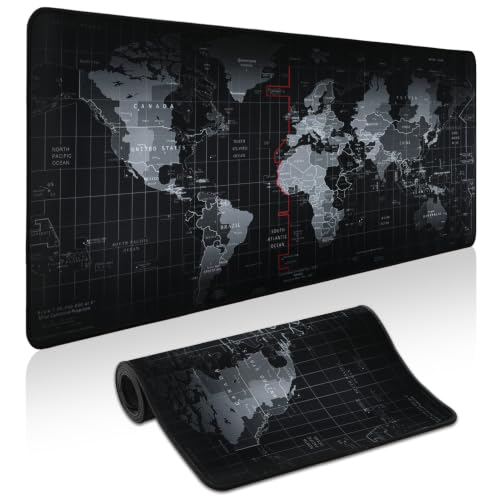 Mouse Pad Gaming - Desk Mat for Keyboard and Mouse - Large Mouse Pads for Desk, Gaming Mousepad with Non-Slip Base, Desks Pad (31.5" X 11.8") for Game, Office and Home