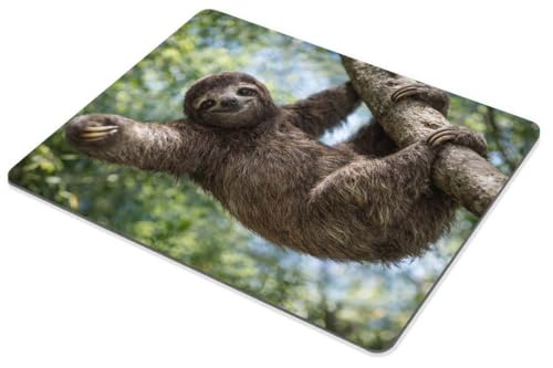 Happy Sloth Customized Rectangle Non-Slip Rubber Mousepad Gaming Mouse Pad 9.5 X 7.9 Inch (240mmX200mmX3mm) - view 3