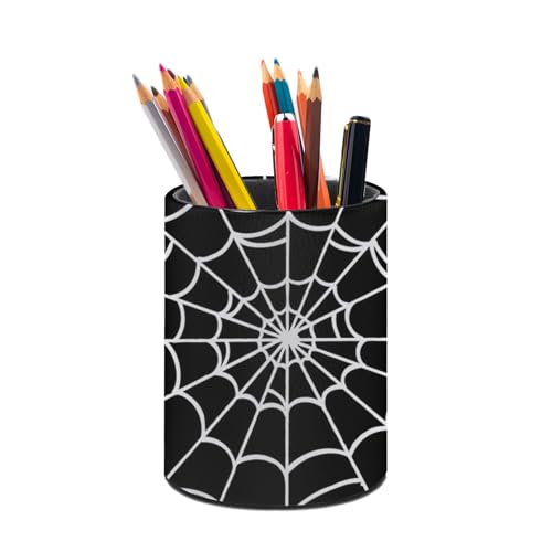 Spider Web Pen Holder Pencil Cup for Desk Organizer