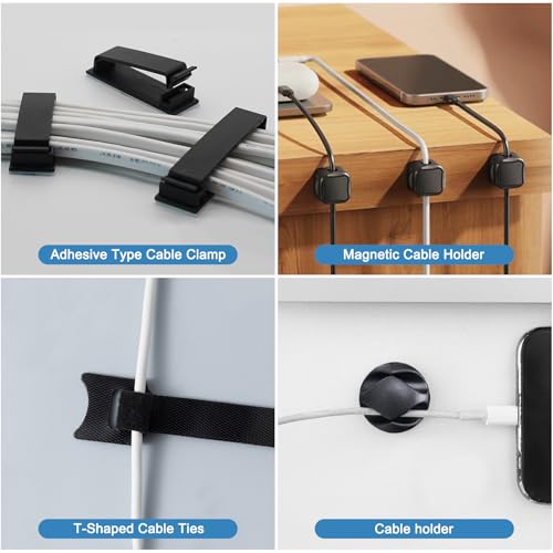 Under Desk Cable Management Tray with 52Pcs Different Essential Accessories - view 5