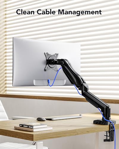48″ x 24″ Electric Standing Desk Single Monitor Mount - view 7
