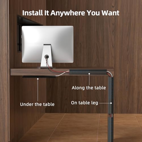 Cable Management, 6 Pack, Black - view 2