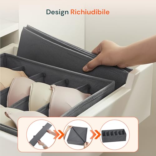 Drawer Organiser with Compartments, Set of 8 Dividers in TNT - view 4