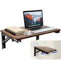 Folding Wall Desk for Small Space, 21.7Inches Wooden Floating Table
