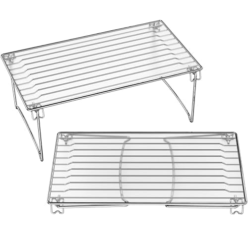 Stackable Cabinet Shelf Organizer, 2 Pack, Chrome - view 4
