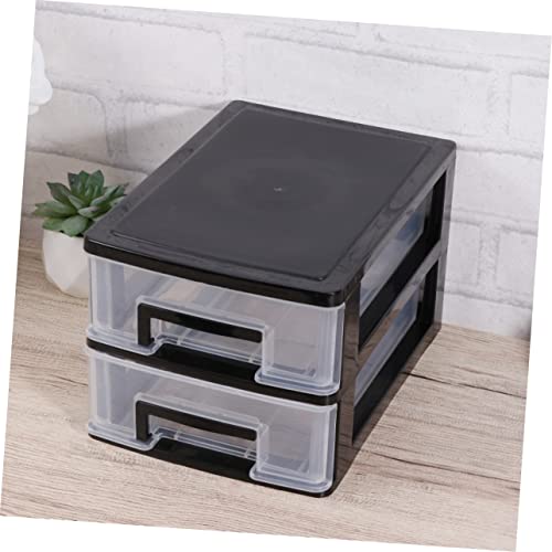 Plastic Drawer Storage Box Organizer Two Layer for Desktop - view 4