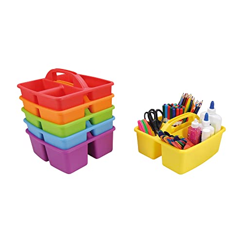 Classroom Supply Caddies: Assorted Colors - Set of 6 - view 2