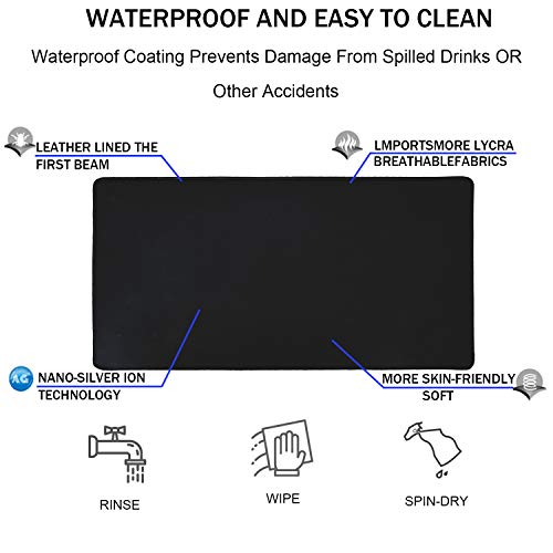 Large Gaming Mouse Pad, Extra Large Big Mouse Pad with Stitched Edge - view 4