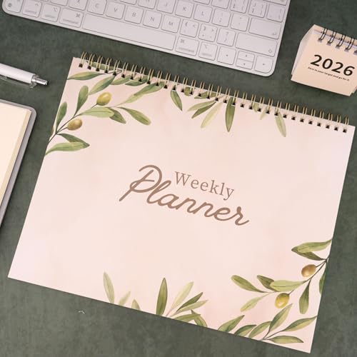 Undated Weekly Planner Notepad, 8.5" x11", 52 Weeks, Sage Green - view 6
