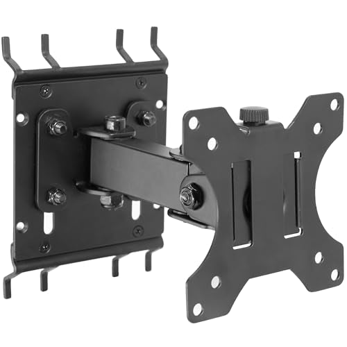 Black Single Monitor Pegboard Mount, Up to 32 in Screens, MOUNT-PB2A