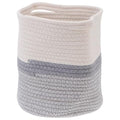 Woven Storage Basket Cotton Rope round Home Organization for Small Objects