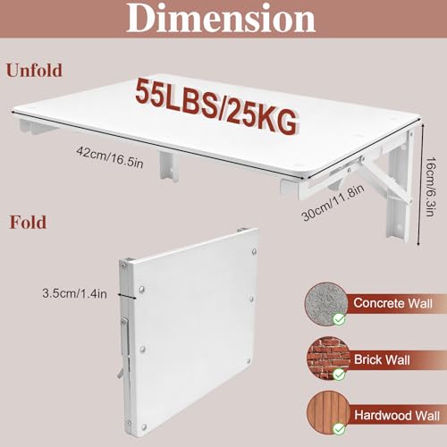 Folding Shelf Wall Mounted for Small Space - view 3