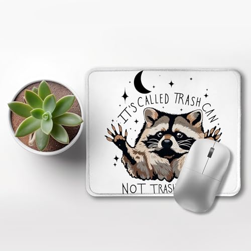 Funny Raccoon Mouse Pad 9.5x7.9 Inch, It's Called Trash Can Not Trash Cannot Raccoon Cute Mouse Pad Funny,Mousepad for Work Gaming Computers Laptop Office Desk Accessories - view 3