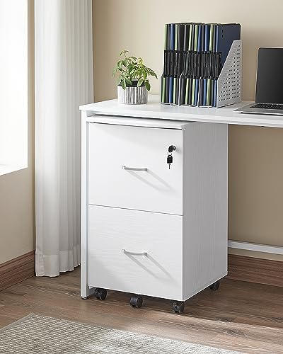2-Drawer File Cabinet, Small Rolling, Locking, Printer Stand - view 7