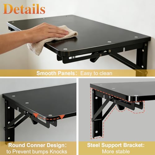 Folding Shelf Wall Mounted for Small Space - view 4