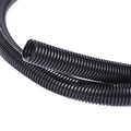 10ft - 1 inch Split Wire Loom Tubing - Black