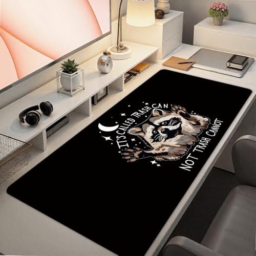 Funny Raccoon Large Mouse Pad 31.5x15.7inch, It's Called Trash Can Not Trash Cannot Funny Raccoon Purple Mouse Pad Large Mousepad for Work Gaming Computers Laptop Desk Accessories - view 7