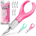 Fingertip Craft Knife, Detail Hobby Knife with 5 Extra #11 Blades