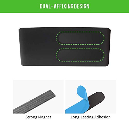 Whiteboard Accessories Bundle | Magnetic & Adhesive Marker Holder, Whiteboard Cleaning Cloth & Cleaner (3.4 fl oz), White - view 3
