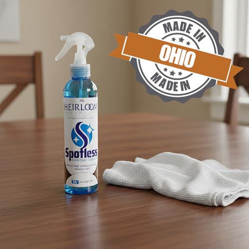 Two-Step Spotless Glass Cleaner Spray and Fine Furniture Wood Polish Combo for Multi-Surface Cleaning, Dusting and Furniture Care (Natural Unscented) - view 4