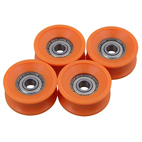 4Pcs U-Groove POM Pulley | 6mm BORE | 30mm OD | 79kg Load Capacity