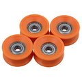 4Pcs U-Groove POM Pulley | 6mm BORE | 30mm OD | 79kg Load Capacity