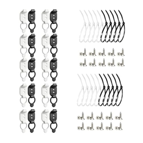 Adhesive cord guides for bedside and home office cable control needs - view 7