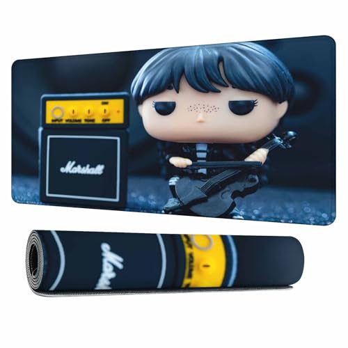 Vinyl Figure Desk Mouse Pad Mat Extended Gaming Keyboard Mousepad for Computer,Home,Office 35.4"X15.7"