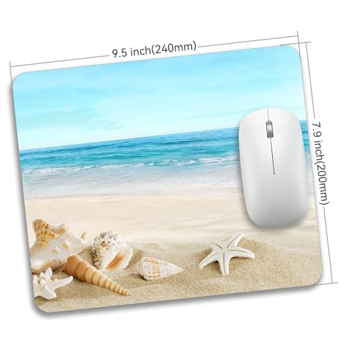 Beautiful Beach Mousepad Rubber Base Mouse Pad Non-Slip Mouse Mat for Office Desk Laptop Home Computer Mouse Pads - view 4