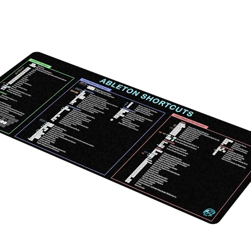 Ableton Shortcuts Mouse Pad – Perfect for Music Producers, Extended XXL Keyboard & Mouse Mat for Studio & DJ Setup, Essential Computer Accessories for Study, Work, and Reference Purposes KMH - view 3
