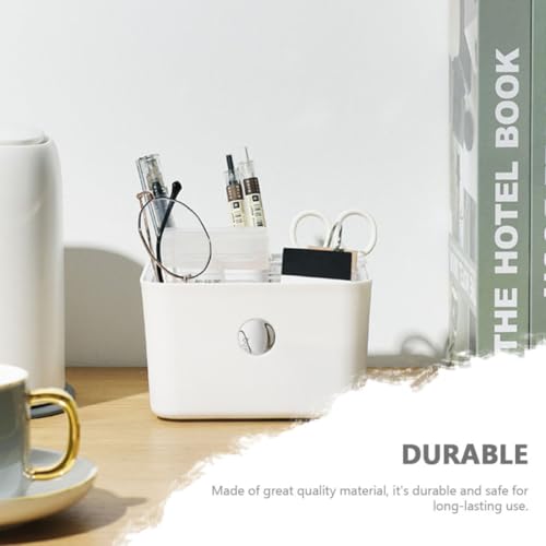 Cosmetics Organizing Box with Lid, Multi-compartment Storage Container - view 6