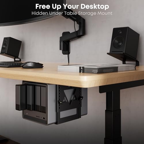 Under Desk Mini PC Mount NAS Mount Bracket Holder - view 2