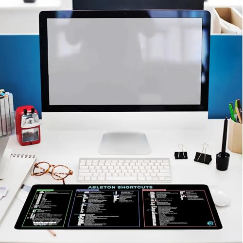 Ableton Shortcuts Mouse Pad – Perfect for Music Producers, Extended XXL Keyboard & Mouse Mat for Studio & DJ Setup, Essential Computer Accessories for Study, Work, and Reference Purposes KMH - view 5