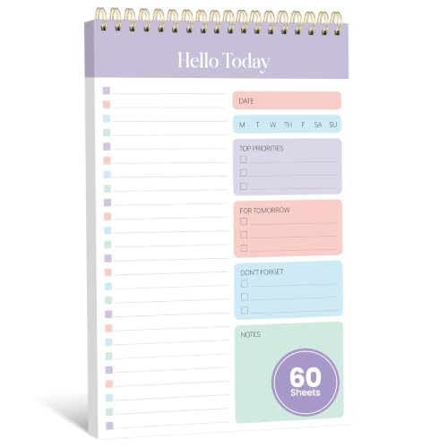 To Do List Notepad, Undated Daily Planner Notebook for Work
