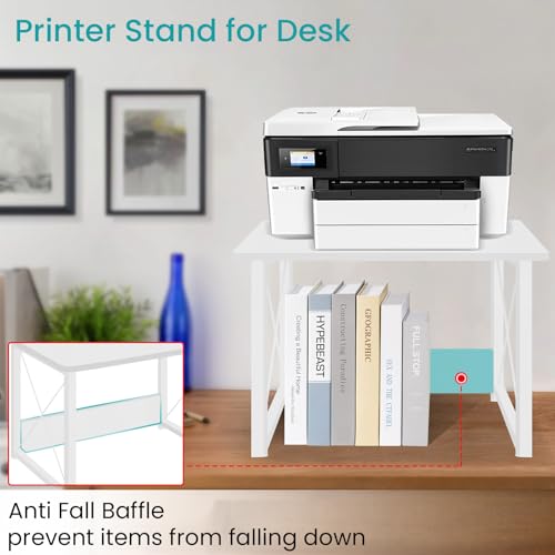 Desktop Printer Stand with Storage, Printer Stand Shelf - view 2