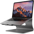 Laptop Stand Aluminum Cooling Computer Stand Holder for Apple MacBook Air Pro 11-16" Laptops (Gray)